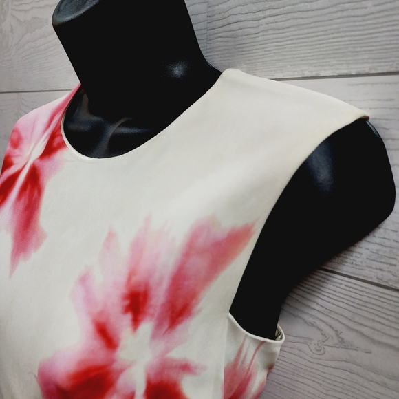 Sportmax Watercolor Floral Sheath Drees - Picture 5 of 12